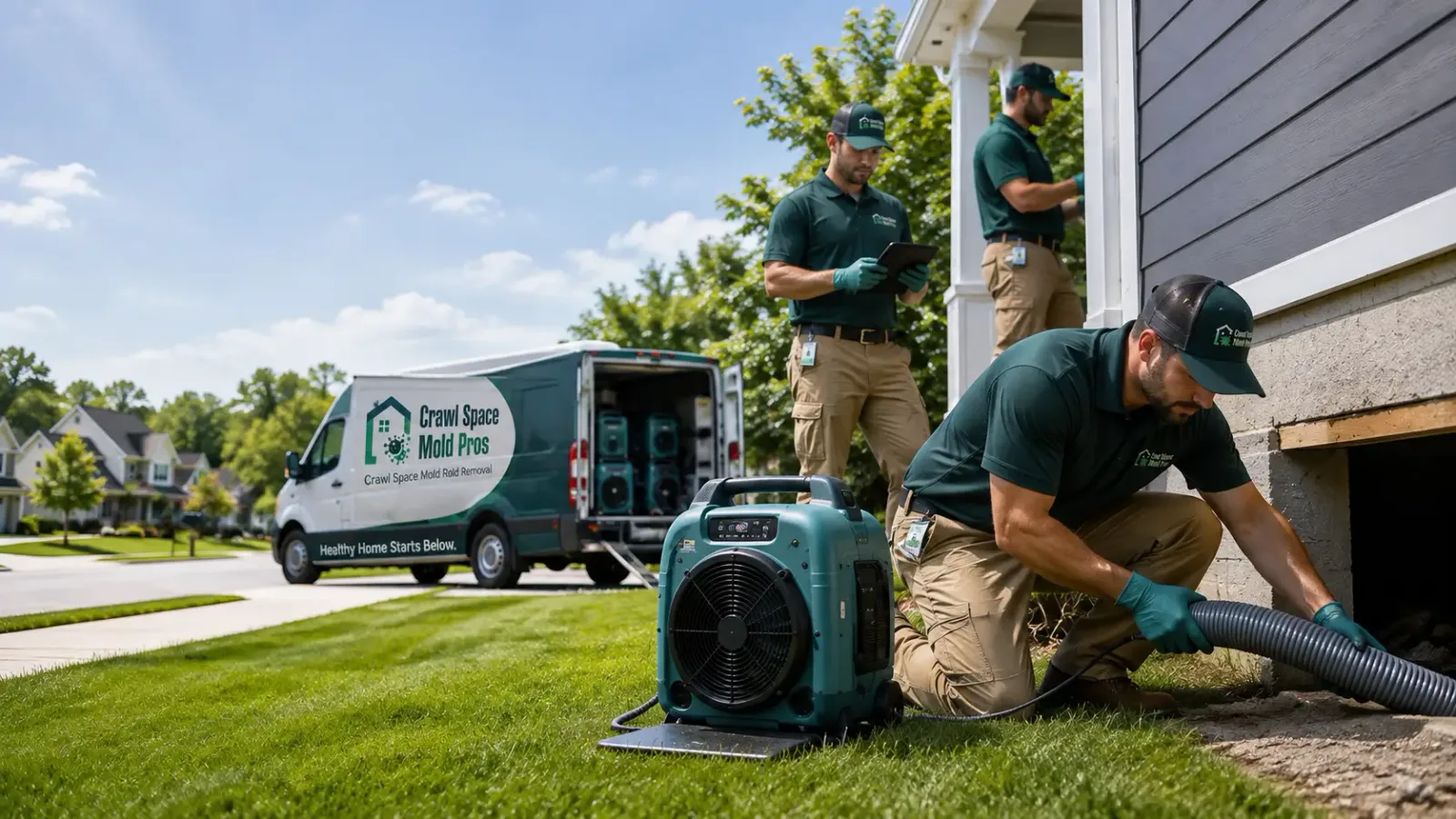 Crawl Space Mold Removal in Brainard, NY